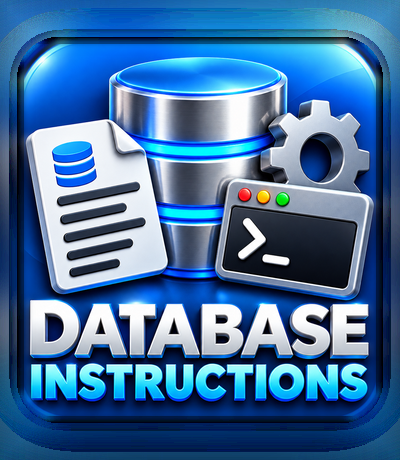 Database Instructions Logo